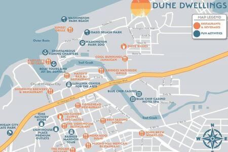 Spacious Upstairs 1Bed- Walking Distance To Beach Outlet Mall 密歇根城 外观 照片